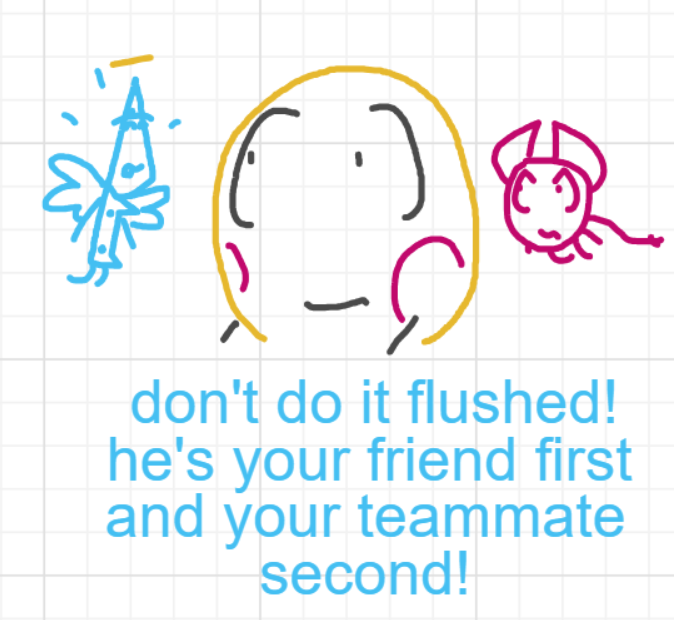 A panel from Running Duos, episode four of the Board Boards object show by Furretwalk/WalkingFurret.